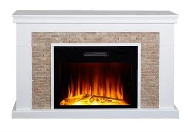 70'LİK DEKORATİF KAPLAMALI ELEKTRİKLİ ŞÖMİNE