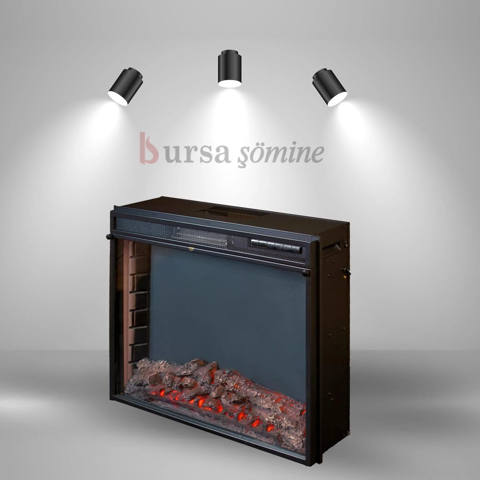 AYFLAME 73'LÜK 2 BOYUTLU ELEKTRİKLİ ŞÖMİNE