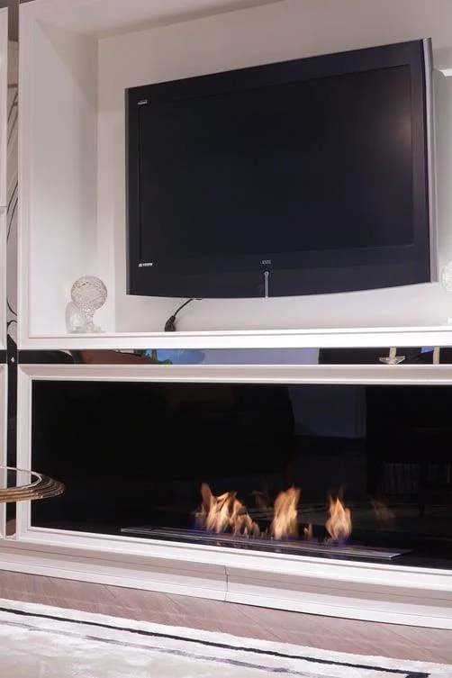BACASIZ 90CM BURNER ŞÖMİNE
